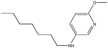 N-heptyl-6-methoxypyridin-3-amine Struktur