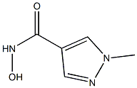 N-hydroxy-1-methyl-1H-pyrazole-4-carboxamide Struktur