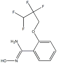 N'-hydroxy-2-(2,2,3,3-tetrafluoropropoxy)benzene-1-carboximidamide Struktur