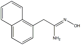 N'-hydroxy-2-(naphthalen-1-yl)ethanimidamide Struktur