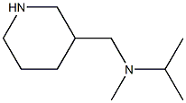 N-isopropyl-N-methyl-N-(piperidin-3-ylmethyl)amine Struktur