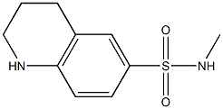 N-methyl-1,2,3,4-tetrahydroquinoline-6-sulfonamide Struktur