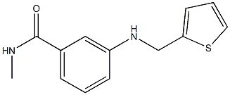 N-methyl-3-[(thiophen-2-ylmethyl)amino]benzamide Struktur