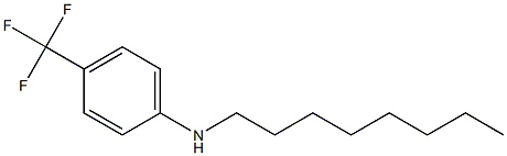 N-octyl-4-(trifluoromethyl)aniline Struktur