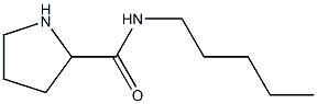 N-pentylpyrrolidine-2-carboxamide Struktur