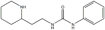 N-phenyl-N'-(2-piperidin-2-ylethyl)urea Struktur