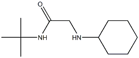 N-tert-butyl-2-(cyclohexylamino)acetamide Struktur