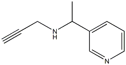 prop-2-yn-1-yl[1-(pyridin-3-yl)ethyl]amine Struktur