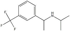 propan-2-yl({1-[3-(trifluoromethyl)phenyl]ethyl})amine Struktur