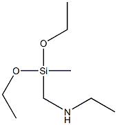 N-ethyl-aminomethylmethyldiethoxysilane Struktur