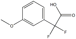 Difluoro-(3-methoxyphenyl)acetic acid Struktur