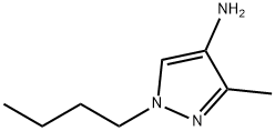 1H-Pyrazol-4-amine,  1-butyl-3-methyl- Struktur