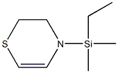 2H-1,4-Thiazine,  4-(ethyldimethylsilyl)-3,4-dihydro- Struktur