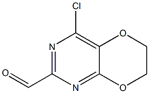 [1,4]Dioxino[2,3-d]pyrimidine-2-carboxaldehyde,  4-chloro-6,7-dihydro- Struktur