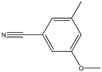 3-methyl-5-methoxybenzonitrile Struktur