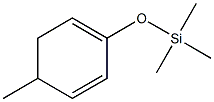 1,3-Cyclohexadiene,  5-methyl-2-[(trimethylsilyl)oxy]- Struktur