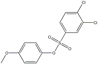 4-methoxyphenyl 3,4-dichlorobenzenesulfonate Struktur