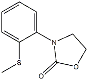 3-[2-(methylsulfanyl)phenyl]-1,3-oxazolidin-2-one Struktur