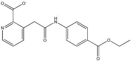 2-[4-(ethoxycarbonyl)anilino]-2-oxoethyl2-pyridinecarboxylate Struktur