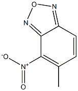 4-nitro-5-methyl-2,1,3-benzoxadiazole Struktur