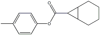 4-methylphenyl bicyclo[4.1.0]heptane-7-carboxylate Struktur