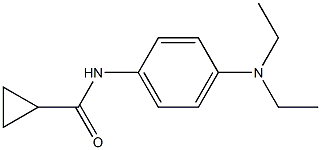 N-[4-(diethylamino)phenyl]cyclopropanecarboxamide Struktur