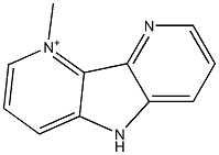 1-methyl-5H-pyrido[2',3':4,5]pyrrolo[3,2-b]pyridin-1-ium Struktur