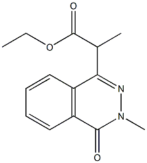 ethyl 2-(3-methyl-4-oxo-3,4-dihydro-1-phthalazinyl)propanoate Struktur