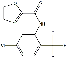 N-[5-chloro-2-(trifluoromethyl)phenyl]-2-furamide Struktur