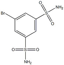 1-bromobenzene-3,5-disulfonamide Struktur