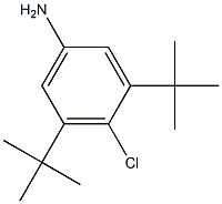 3,5-ditert-butyl-4-chlorophenylamine Struktur