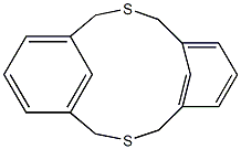 3,11-dithiatricyclo[11.3.1.1~5,9~]octadeca-1(17),5(18),6,8,13,15-hexaene Struktur