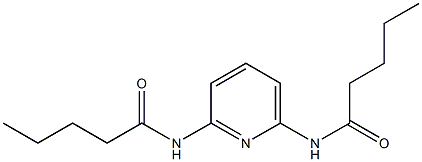 N-[6-(pentanoylamino)-2-pyridinyl]pentanamide Struktur