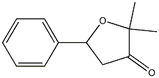 2,2-dimethyl-5-phenyldihydro-3(2H)-furanone Struktur