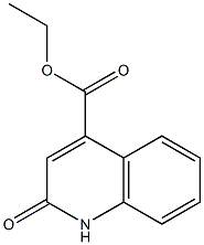 ethyl 2-oxo-1,2-dihydro-4-quinolinecarboxylate Struktur