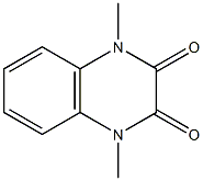 1,4-dimethyl-1,4-dihydro-2,3-quinoxalinedione Struktur