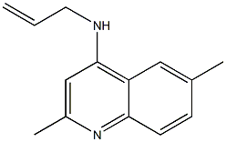 N-allyl-2,6-dimethylquinolin-4-amine Struktur