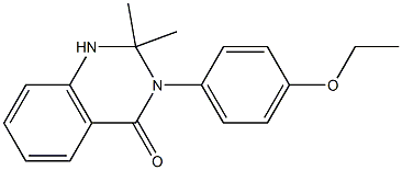 3-(4-ethoxyphenyl)-2,2-dimethyl-2,3-dihydro-4(1H)-quinazolinone Struktur