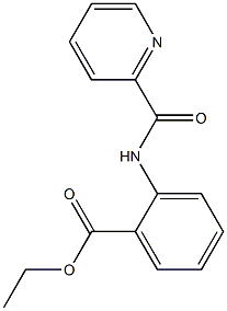 ethyl 2-[(2-pyridinylcarbonyl)amino]benzoate Struktur