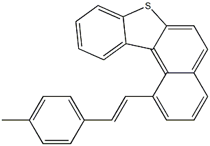 1-[2-(4-methylphenyl)vinyl]naphtho[2,1-b][1]benzothiophene Struktur