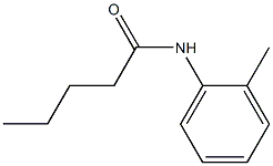 N-(2-methylphenyl)pentanamide Struktur