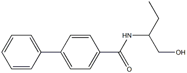 N-[1-(hydroxymethyl)propyl][1,1'-biphenyl]-4-carboxamide Struktur