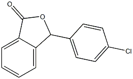 3-(4-chlorophenyl)-2-benzofuran-1(3H)-one Struktur