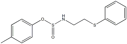 4-methylphenyl 2-(phenylsulfanyl)ethylamidosulfite Struktur