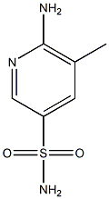 6-amino-5-methyl-3-pyridinesulfonamide Struktur