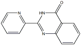 2-(2-pyridinyl)-4(3H)-quinazolinone Struktur