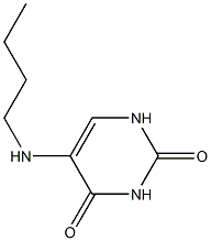 5-(butylamino)-2,4(1H,3H)-pyrimidinedione Struktur