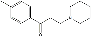 1-(4-methylphenyl)-3-piperidin-1-ylpropan-1-one Struktur