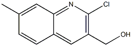 (2-chloro-7-methyl-3-quinolinyl)methanol Struktur