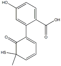 2-oxo-1,3-benzoxathiol-5-yl 4-methylbenzoate Struktur